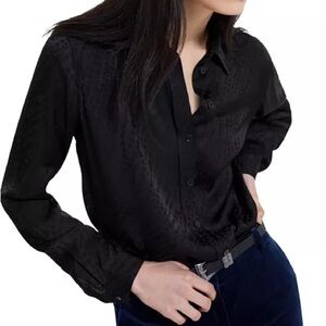 The Kooples Jacquard Pearls Shirt Size Small / 1